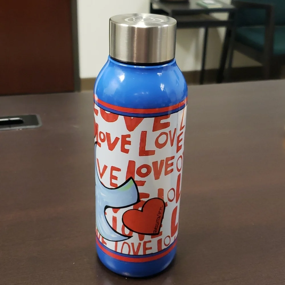 Brighton Love Doves Water Bottle - Picture 7 of 7